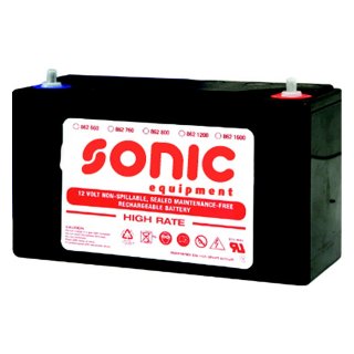 SONIC Batterie 12V – 1200A (250x95x158mm) für 12V/1200CA, 12/24 –2
