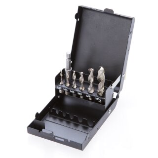 BGS technic HSS-G Bohrer-/Gewindeschneider-Satz | 7-tlg.