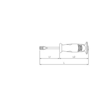 SONIC Stemmeisen, gebogen, 209mm