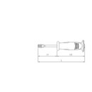 SONIC Stemmeisen, gebogen, 209mm