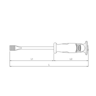 SONIC Gerades Stemmeisen, 610mm