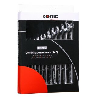 SONIC Zoll Gabel-Ring-Schlüssel, 12-tlg.