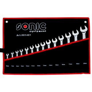 SONIC Gabel-Ringschlüssel-Set, 14-tlg.