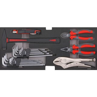 SONIC Hammer, Zangen, innen 6 Kant-Set für Werkzeugbox, 24-tlg. Germany