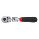 SONIC 1/4`` Ratsche, flexibel, 45 Zähne, 125mm