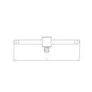 SONIC 3/8`` Schub-T-Griff, 165mm