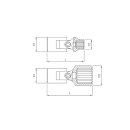SONIC 1/4`` Gelenknuss, 12-kant, 11mm