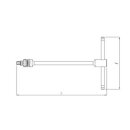 SONIC 3/8`` T-Griff-Verlängerung, 450mm