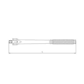 SONIC 3/8`` Drehkopfnusshalter, 200mm
