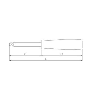 SONIC 1/4`` Bitdreher, 150mm, 6``