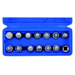 SONIC 3/8`` Ölablassschraubenset, 14-tlg.