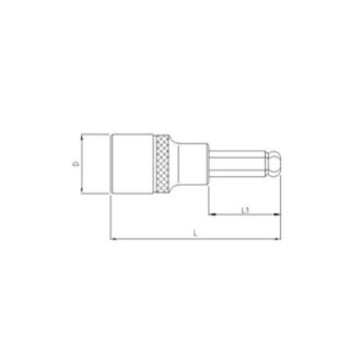 SONIC 1/4`` innen 6 Kant Biteinsatz mit Kugel 3mm