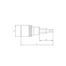 SONIC 1/4`` Biteinsatz, Schlitz, 6.5mm