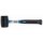 BGS technic Gummihammer mit Fiberglasstiel | 250 g