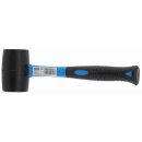BGS technic Gummihammer mit Fiberglasstiel | 500 g