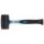 BGS technic Gummihammer mit Fiberglasstiel | 750 g
