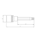 SONIC 3/8`` Biteinsatz Vielzahn, M5, 90mm