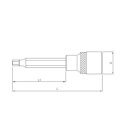 SONIC 1/2`` innen 6 Kant Biteinsatz, 100mm, 5mm