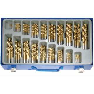 BGS technic Spiralbohrer-Satz | HSS | titan-nitriert | 1 - 10 mm | 170-tlg.