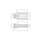 SONIC 3/8`` Torx-Nuss, lang, E10