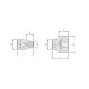 SONIC 1/2`` Nuss, 12-kant, 27mm