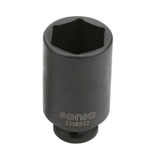 SONIC 1/2`` Schlagschraub-Nuss, 6-kant, lang, 24mm
