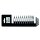 SONIC 1/4`` Torx-Bit-Set 5-kant im Magazin 10-tlg.