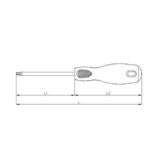 SONIC Torx-Schraubendreher, wärmebehandelt, T8-H