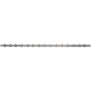 BGS technic Aufsteckschiene mit 15 Clips | 6,3 mm (1/4")