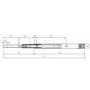 SONIC Schubladenschiene links (Mega, S14, MWS, Work Bench)